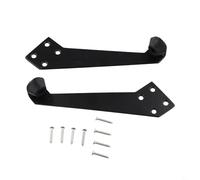 WIIYENA Fermaporta sopraelevato resistente, spessore 2 mm, in acciaio inox, con cuscinetto in gomma, per installazione di porte a sinistra o a destra