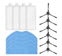 WIIYENA Filtri Mop Panni Spazzole Laterali Kit per EZVIZ RE4/RE4 Plus/RE5/RE5 Plus Aspirapolvere Ricambi Ricambi