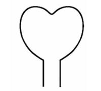 WIIYENA Iron Art Love - Supporto per piante rampicanti a forma di cuore, rotondo, robusto traliccio in ferro per rose, uva, giardino interno ed esterno, nero