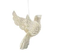 WIIYENA Mini piccione angelo decorazioni per bambole albero di Natale ornamenti da appendere per la casa Merry Party Camino Scale Holiday Decor Hanging Fairy Lights Albero di Natale