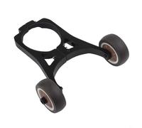 WIIYENA Supporto pieghevole in alluminio per scooter elettrico Ninebot Max G30 con supporto per ruota ausiliaria, nero