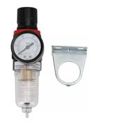 WIIYENA Trappola separatore d'acqua del filtro del compressore d'aria di /4" di AFR- con il manometro del regolatore per gli utensili pneumatici