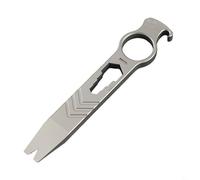 WIIYENA Versatile per EDC Multi-Tool Pry Bar, per cacciavite in metallo e apribottiglie, design elegante e compatto per trasporto tascabile e uso esterno (Stonewash)