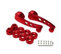 WIJHJET Alzacristallo 1Set Maniglia Universale Per Finestrino Per Auto Avvolgitore Riser Sostituzione Avvolgitore Manovella Riser Maniglie Per Finestre In Lega Alluminio Alzavetro(Rosso)