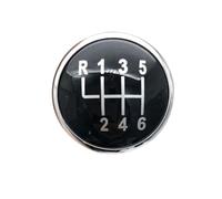 WIJHJET Copri Pomello Cambio 5/6 Marce Per SEAT Per IBIZA Per CORDOBA Per INCA 1996-2002 Gear Shifter Manopola(Black Silver 6-Speed)