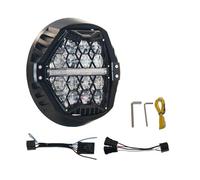 WIJHJET Faro Anteriore A LED Rotondo Da 7" Per Moto Con Certificazione DOT Alloggiamento E Luce Abbagliante/anabbagliante DRL FANALE ANTERIORE