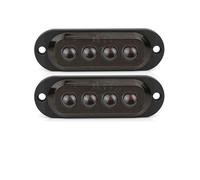 WIJHJET Luce Posizione Posteriore Griglia Di Segnalazione Laterale Per Camion A 2/4 LED, Luce Di Posizione, Ingombro Del Rimorchio, Per Furgone Pick-up Autobus Barca Camper 12V 24V