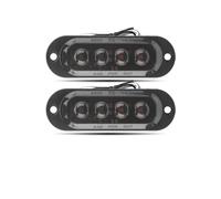 WIJHJET Luce Posizione Posteriore Griglia Di Segnalazione Laterale Per Camion A 2/4 LED, Luce Di Posizione, Ingombro Del Rimorchio, Per Furgone Pick-up Autobus Barca Camper 12V 24V
