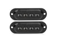 WIJHJET Luce Posizione Posteriore Griglia Di Segnalazione Laterale Per Camion A 2/4 LED, Luce Di Posizione, Ingombro Del Rimorchio, Per Furgone Pick-up Autobus Barca Camper 12V 24V