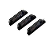 WIJHJET Luce Posizione Posteriore Per Toyota FJ Per Cruiser 2007-2014 3 Pezzi Super Luminosi Ambra/bianco LED Griglia Centrale Luci Di Marcia/posizione Parcheggio/guida 12V