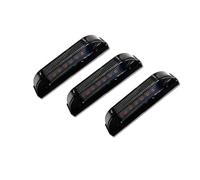 WIJHJET Luce Posizione Posteriore Per Toyota FJ Per Cruiser 2007-2014 3 Pezzi Super Luminosi Ambra/bianco LED Griglia Centrale Luci Di Marcia/posizione Parcheggio/guida 12V