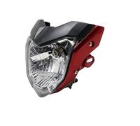 WIJHJET Per Byson Per FZ16 Per Fzer150 Per YS150 Faro Anteriore Per Moto Gruppo Ottico Alloggiamento Lampada Di Illuminazione FANALE ANTERIORE(Rosso)