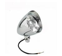 WIJHJET Per Sportster Per Dyna Per Softail Per Bobber Per Chopper Faro Anteriore LED H4 Da 5,75" Per Motocicletta Lampada Frontale Bullet Tri Bar FANALE ANTERIORE(Chrome LED)