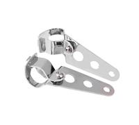 WIJHJET Per V-star Per Road Per Star 650 1100 Faro Anteriore A LED Rotondo Per Motocicletta Abbagliante E Anabbagliante Da 7 Pollici FANALE ANTERIORE(35-43mm)