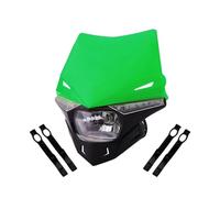 WIJHJET Per XR Per CRF Per MTX Per XLR 250 450 200 Per Bosclea Lampadine LED Universali Per Moto Carenatura Del Faro FANALE ANTERIORE(Green)