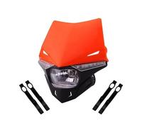 WIJHJET Per XR Per CRF Per MTX Per XLR 250 450 200 Per Bosclea Lampadine LED Universali Per Moto Carenatura Del Faro FANALE ANTERIORE(Arancia)
