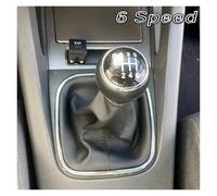 WIJHJET Pomello Del Cambio A 5/6 Velocità Con Rivestimento In Pelle Per Per Golf 5 V MK5 MK6 Per Jetta R32 2004-2014 Gear Shifter Manopola(6 Speed Suit)