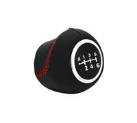 WIJHJET Pomello Del Cambio A 5/6 Velocità Leva Per Fiat Grande Punto 2006-2012 Linea 2007-2015 Gear Shifter Manopola(6 Speed Black Red)