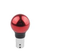 WIJHJET Pomello Del Cambio Automatico Per Auto Leva Testa Per Civic Per Fit Gear Shifter Manopola(Aluminum-red)