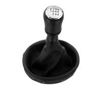 WIJHJET Pomello Del Cambio In Pelle A 6 Marce Per Transporter T5 2003 2004 2005 2006 2007 2008 2009 2010 Gear Shifter Manopola(Silver 6 Speed)