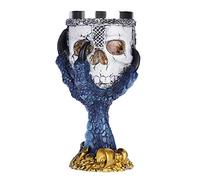 WIKEA Tazza da Birra con Teschio in Acciaio Inossidabile, Tazza con Teschio Viking Warrior Tankard, Tazza con Teschio Medievale per caffè/Bevande/Succo Regalo per la Festa del papà