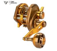 WIKI JIGGING Baitcasting Mulinello da Jigging Sinistro VIOLENT SLOW 1500XH Ma...