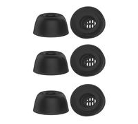 Wiki VALLEY Tappi per le orecchie Huawei FreeBuds Pro, 3 paia di cuscinetti antiscivolo in silicone, compatibili con FreeBuds Pro (in custodia di ricarica) - Nero