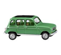 Wiking 0224 46 H0 Auto modello Renault R4 con tetto pieghevole verde