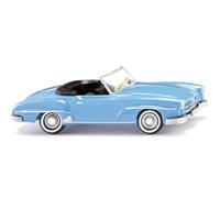 Wiking 0250 02 H0 Mercedes Benz 190 SL Cabrio, azzurro