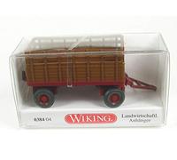 Wiking 038404 Rimorchio agricolo marrone corsia H0 1:87 - Modello in miniatura 1:87 - Nessun giocattolo!!