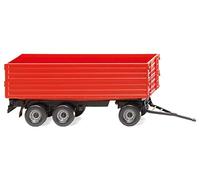 Wiking 038818 Ciondolo agricolo a tre assi rosso H0 1:87 - Modello in miniatura - Nessun giocattolo!!