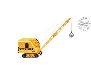 Wiking 066148 - 1:87 H0 - gru cingolata "Toense" colore giallo con palla demolit