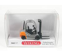 Wiking Modellbau Carrello elevatore modellismo STILL RX 70-25 Scala H0 1:87 Argento/Arancione