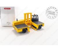 Wiking 066701 carrello elevatore industriale colore giallo con benne laterali in