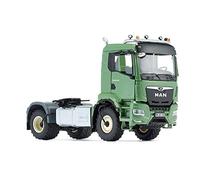WIKING 077650 MAN TGS 18.510 4x4 BL Autocarro a 2 Assi, 1:32, Metallo/Plastica, Da 14 Anni, Sistema di Controllo della Pressione degli Pneumatici, Griglia del Radiatore Apribile, Verde (Ackerdiesel)