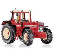 WIKING 077852 IHC 1455 XL Modelltraktor, 1:32, Metall/Kunststoff, Ab 14 Jahre, Auswechselbare Auspuffrohre, Abnehmbares Frontgewicht, Öffenbare Türen