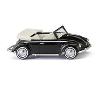 Wiking 079406 H0 Volkswagen Maggiolino 1200 Cabrio aperto, nero pista HO 1:87