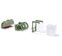 WIKING 1/32 AGRICOLO ACCESSORI FRONTALI X TRATTORE SET B MODELLINO STATICO