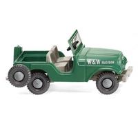 Wiking 10704 Land Rover Pickup - Verde Scuro, HO, Nuovo 2025