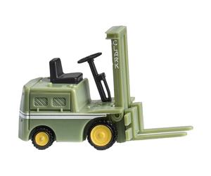 Wiking 117101 H0 carrello elevatore Clark verde pallido doppia forcella scala...