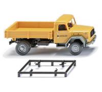 WIKING 42497 Magirus Autocarro con Cassone Ribaltabile " Leonard Bianco ",Ho,Neu