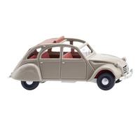 Wiking 80916 0 H0 Auto modello Citroën 2 CV, grigio oliva