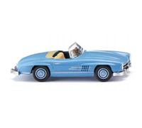 Wiking H0 023301 Mercedes Benz 300 SL Cabrio - azzurro, H0 1/87 Nessun giocattolo!