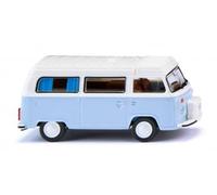 Wiking H0 031804 Volkswagen T2b Autobus da campeggio bianco/blu/bianco, 1/87 non è un giocattolo!