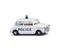 WIKING H0 1:87 022607 Polizei - Morris Mini-Minor Bianco Nuovo