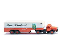 WIKING H0 1:87 051326 - Semirimorchio Autoarticolato (Henschel) " Bruns " Merce