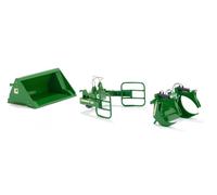 WIKING WK077381 ACCESSORI FRONTALI PER JOHN DEERE SET A 1:32 Modellino