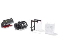 WIKING WK077386 ACCESSORI FRONTALI x TRATTORI BLACK SET B 1:32 Modellino