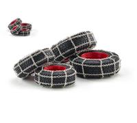 WIKING WK17077391 WHEEL SET WITH CHAINS FOR FENDT 828 1:32 Modellino