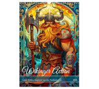 Wikinger Action - Comic-Helden inspiriert von den Nordmännern (Wandkalender 2026 DIN A3 hoch), CALVENDO Monatskalender: Nordische Helden erobern die Comics